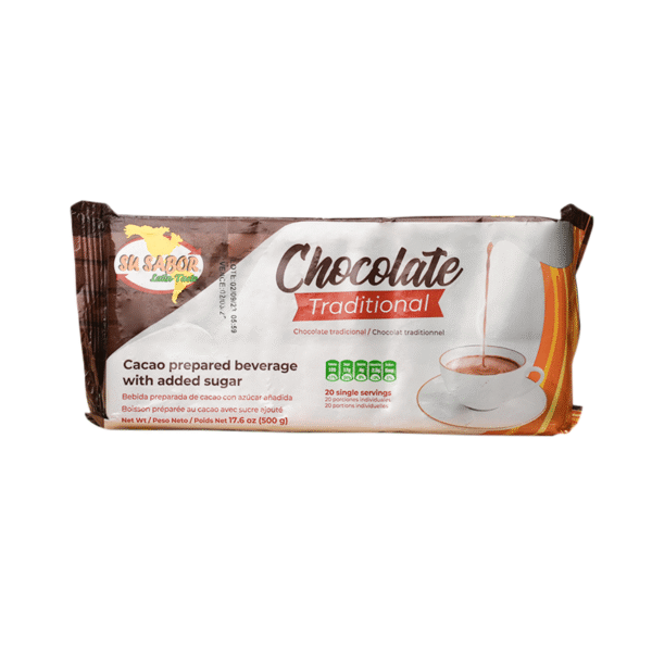 TRADITIONAL CHOCOLATE SU SABOR 17.6 OZ | BOX 20 PCS