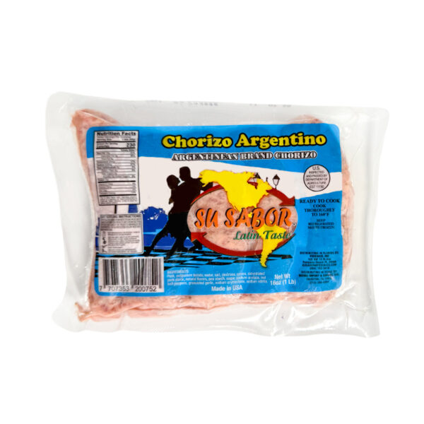 ARGENTINIAN CHORIZO SU SABOR X 16 OZ | BOX 10 PCS