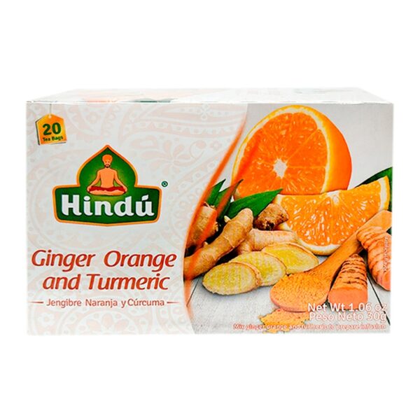 TÉ HINDÚ JENGIBRE NARANJA Y CÚRCUMA