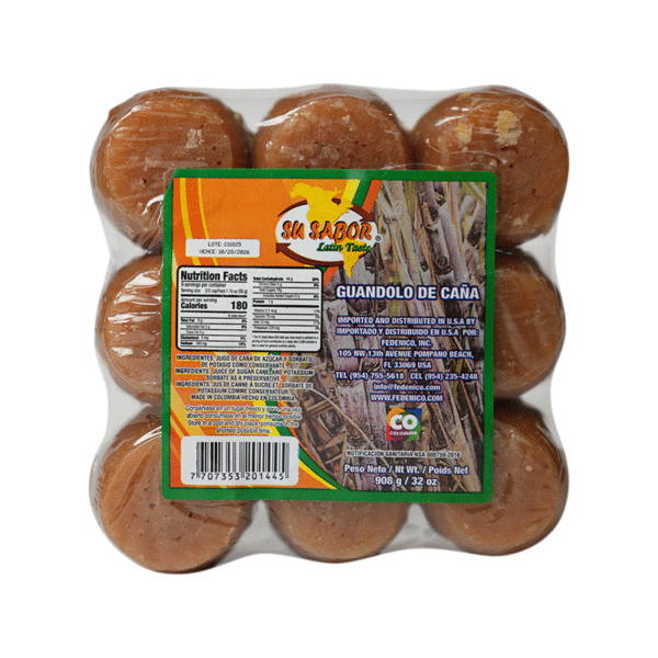 Panela Guandolo De Caña X 32 Oz | CAJ. 12 UND