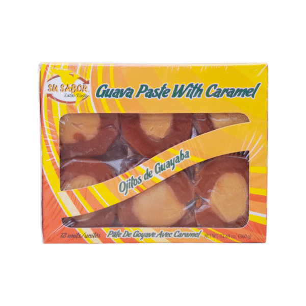 GUAVA & DULCE DE LECHE OJITOS X 12.69 OZ | BOX 12 PCS