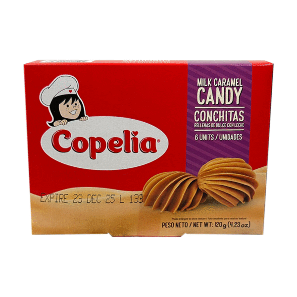 CONCHITAS DULCE DE LECHE COPELIA X 6 23G | CAJ. 24
