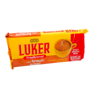 CHOCOLATE LUKER AZÚCAR MORENA X 400 GR 14.1 OZ | CAJ. 12