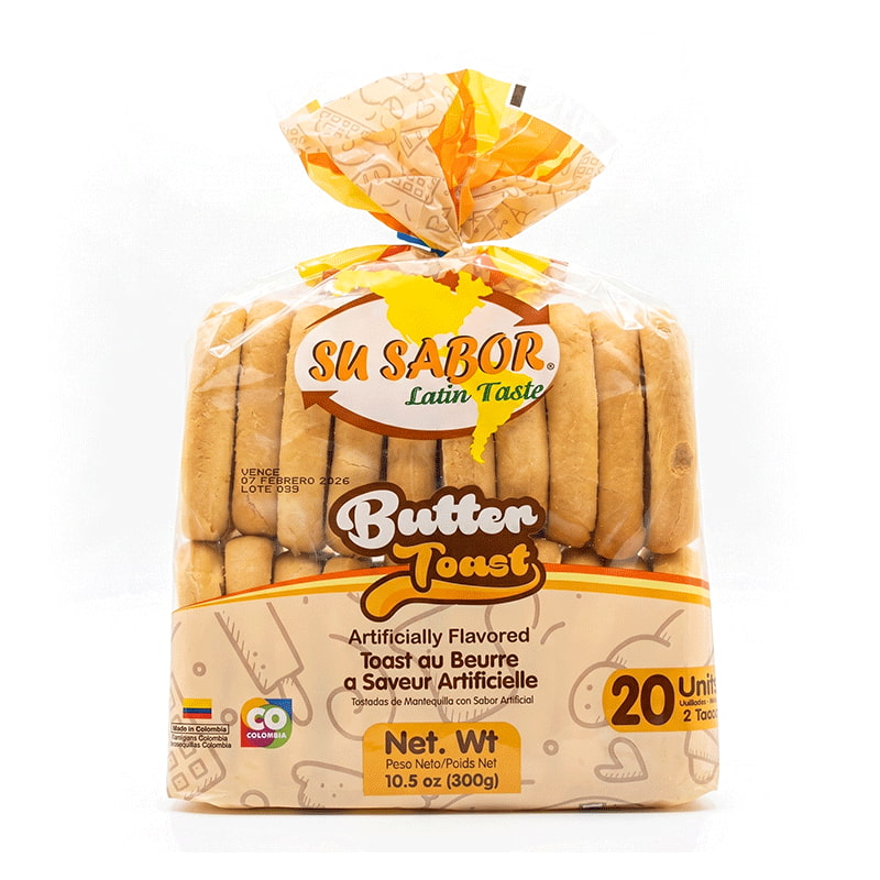 TOSTADA MANTEQUILLA SU SABOR X 10.5OZ