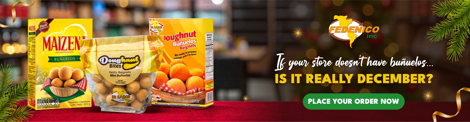 Buñuelos fedenico maizena su sabor