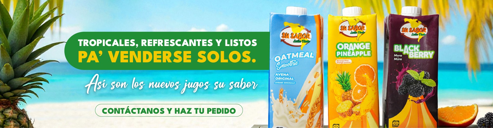 Jugos tropicales avena su sabor