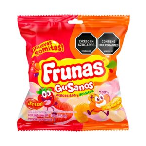 Frunas Gomas Gusanos Fresa Mandarina X 3.52 Oz