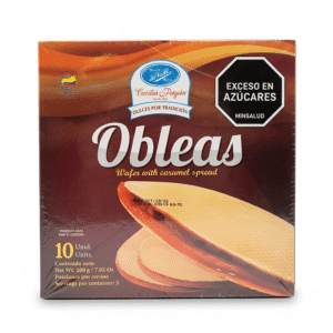 DULCES DEL VALLE OBLEAS CON AREQUIPE X 7.05 OZ CAJA X 8