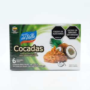 DULCES DEL VALLE COCADAS / MILK CARAMEL COCONUT X 6 CAJA X 12