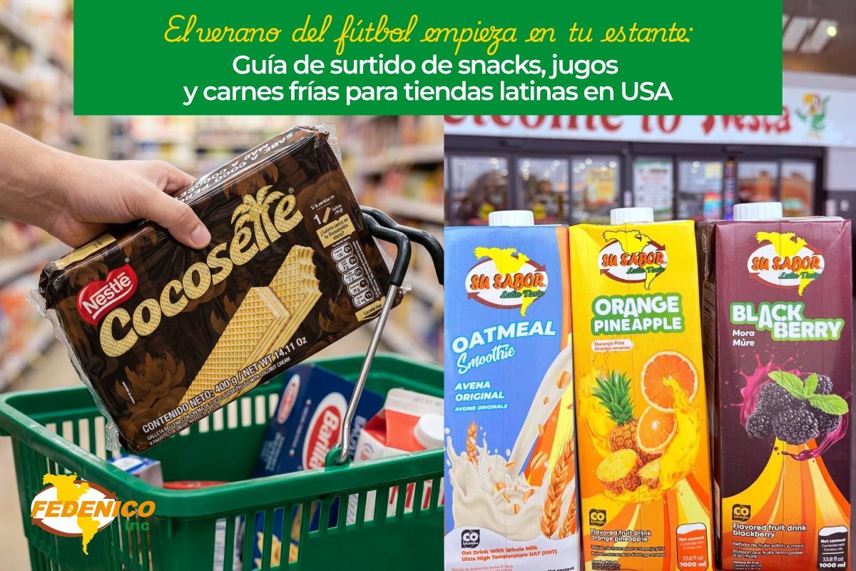 Snacks y Jugos Latinos al Por Mayor: Surtido para la Temporada de Fútbol | Fedenico Inc