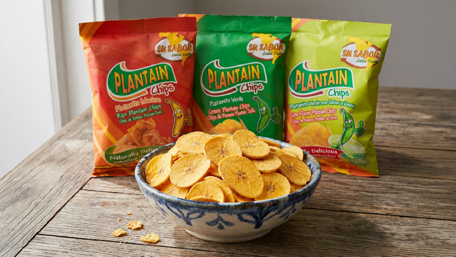 Los Snacks Latinos que Más Venden en Verano: Los Platanitos, Papas y Achiras Su Sabor
