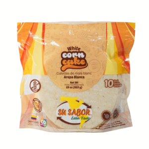 SU SABOR AREPAS DE MAÍZ BLANCO/ WHITE CORN CAKE X 10 DE 29 OZ CAJA X 11