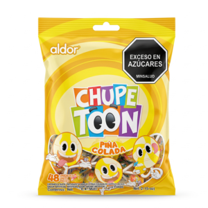 ALDOR CHUPETOON PIÑA COLADA X 48 /288G CAJA X 16