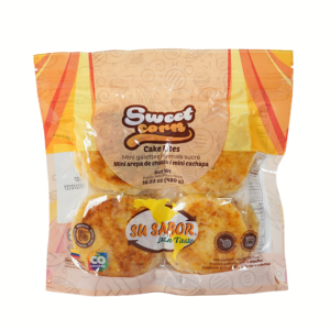 SU SABOR MINI CACHAPA AREPA DE CHOCLO /SWEET CORN CAKE 16.93 OZ X 12 UNID CAJA X 18